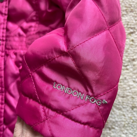 EUC London Fog quilted light jacket! sz 3t soft inside - Picture 5 of 10